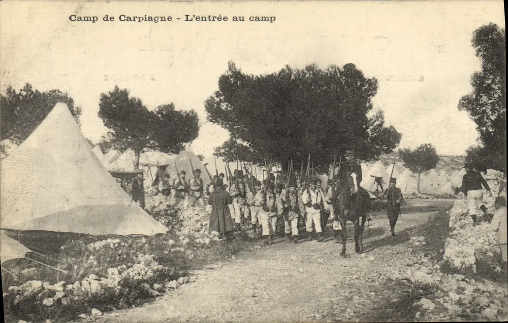 Camp de Carpiagne - Eintritt in das Lager — unbekannte Ausgabe - Vorderseite