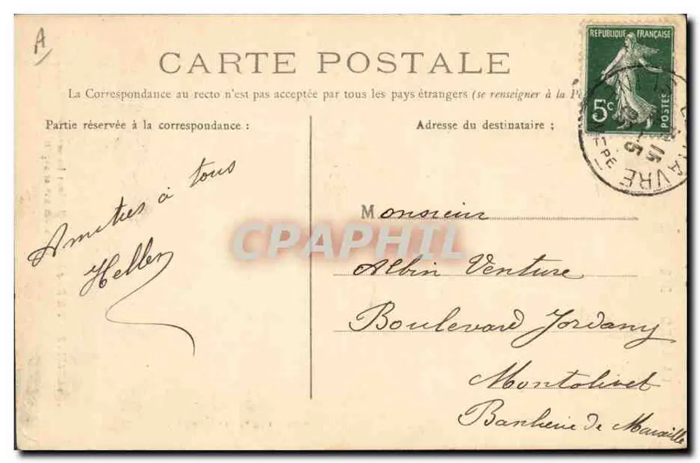 Lisieux — Coiffes d'hier — A Bilhete postal antigo Paris, n°17 - Verso