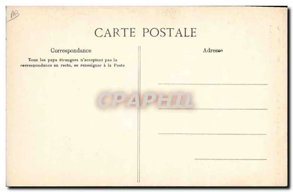 A Normandia — "Bilhete postal antigo" — 46. A Espera - Verso