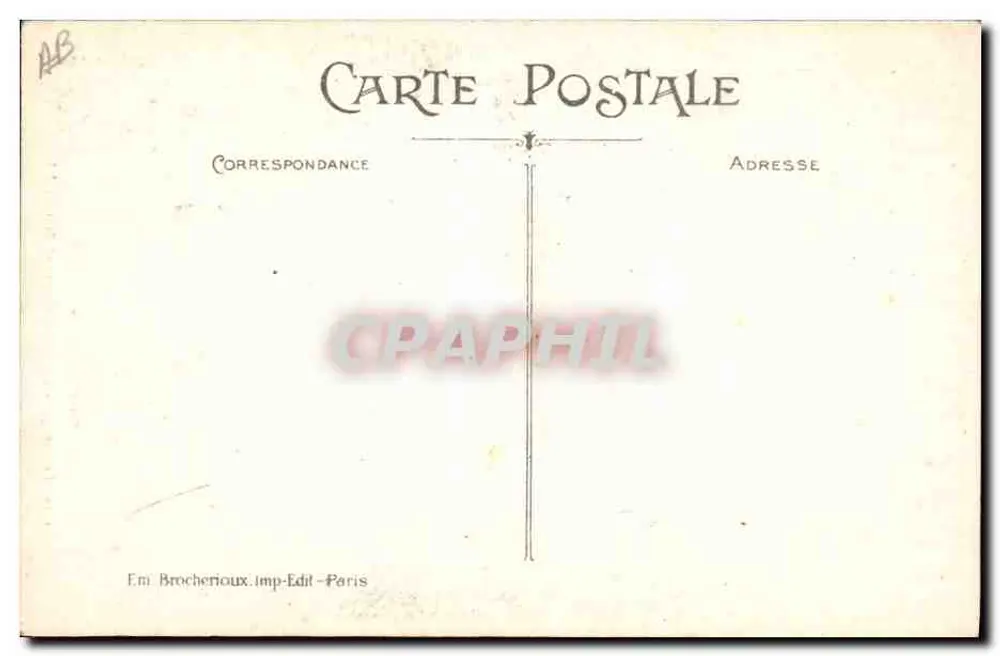 Der gute normannische Junge, der vom Markt kommt — In der Normandie — Em. Brocheriou, Verl.-Druck.-Paris, Nr. 4510 - Rückseite