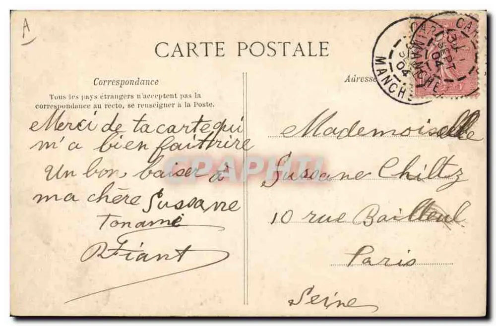 Normandië — Terugkeer van de Visvangst — La C.P.A. nr. 29 - Achterkant