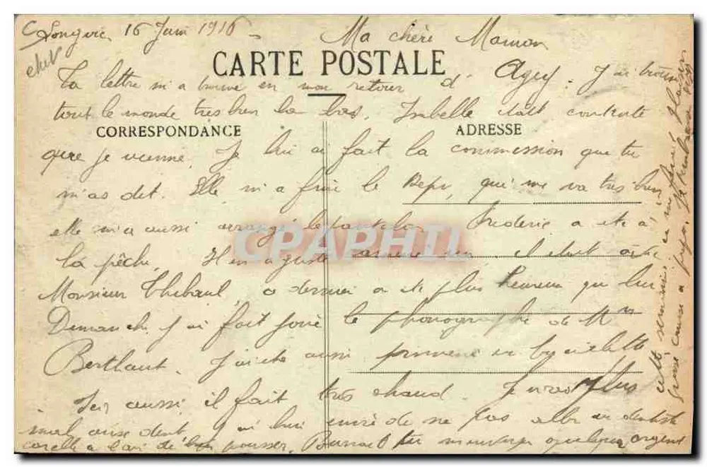 Dijon — Place Darcy und Boulevard Sévigné — L. V., édit. - Rückseite
