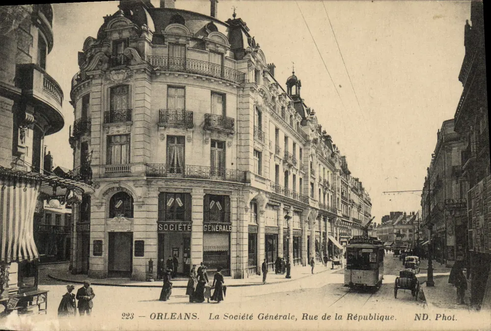 Orléans — La Société Générale, Rue de la République — ND. Phot. n°223 - Vorderseite
