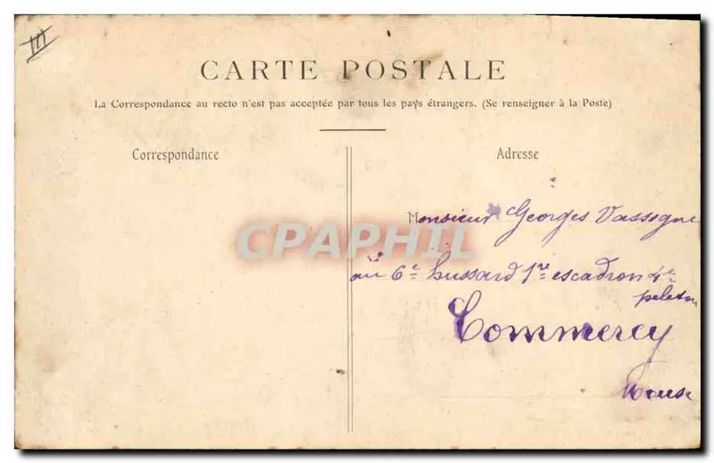 Epernay — Rue Eugène-Mercier — Sociedade Geral — C.-M., editor, Epernay - Verso