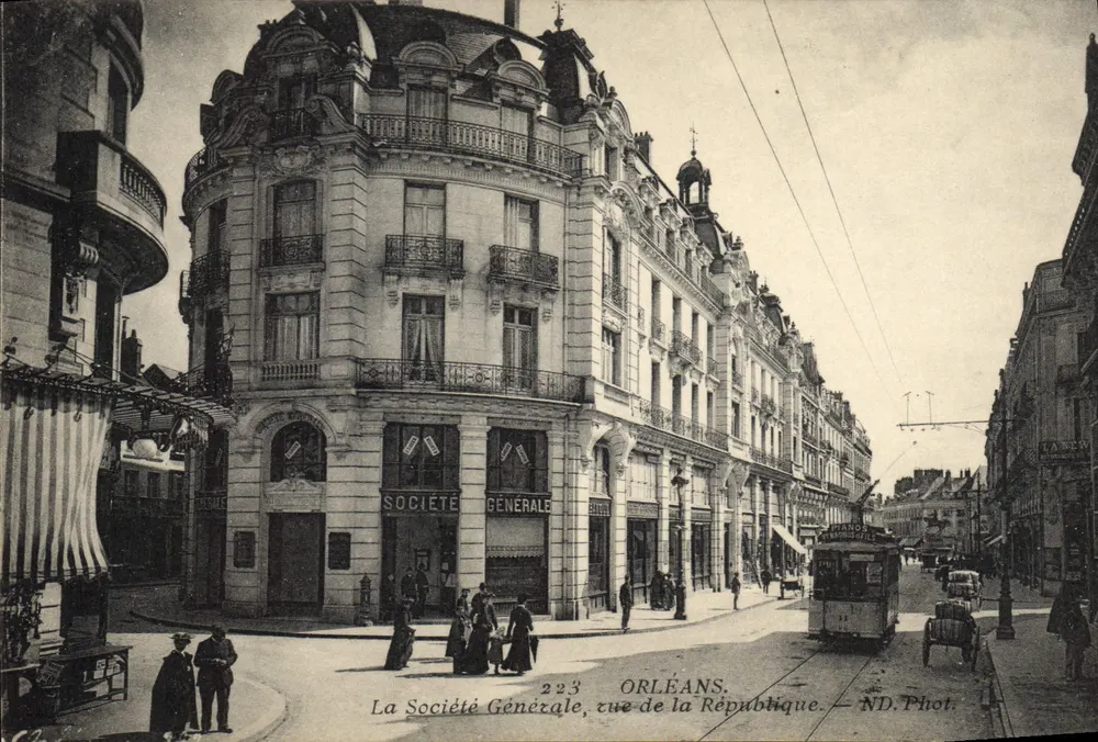 Orléans — Die Generalsgesellschaft, rue de la République — ND. Phot. Nr. 223 - Vorderseite