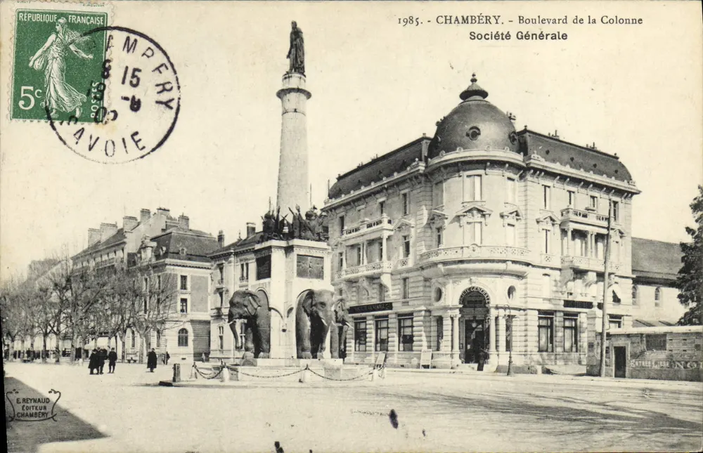Chambéry - Boulevard de la Colonne - Société Générale - Vorderseite