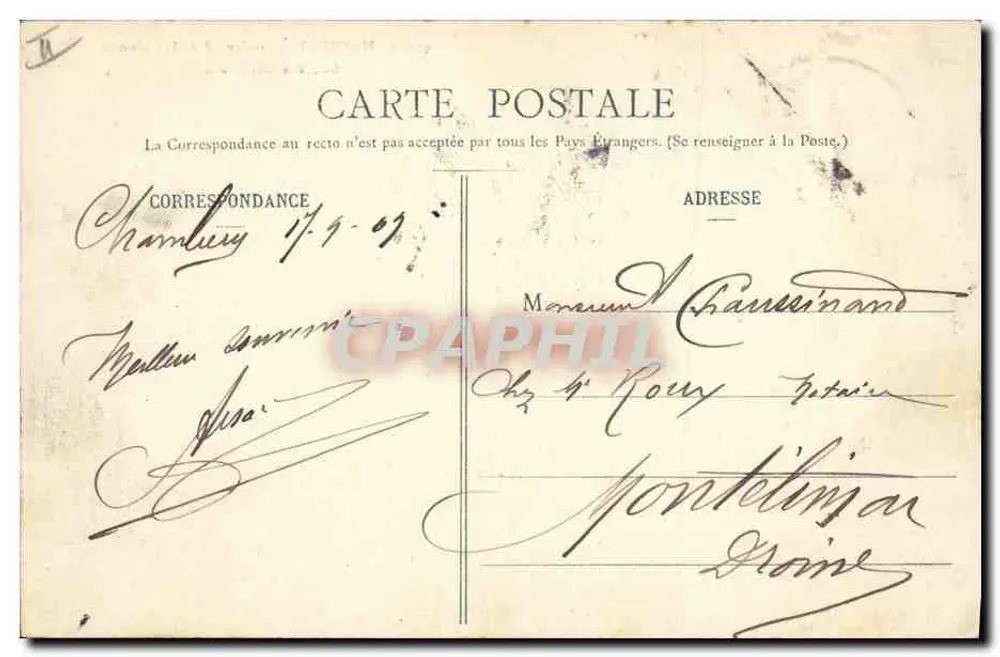Chambéry - Boulevard de la Colonne - Société Générale - Rückseite