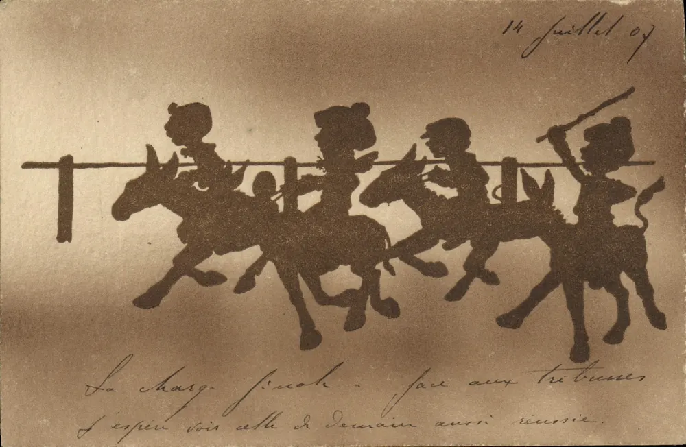 Ladung von Vieh — Landschaftsbild einer Farm — M.M. Vienne, Nr. 300 - Vorderseite