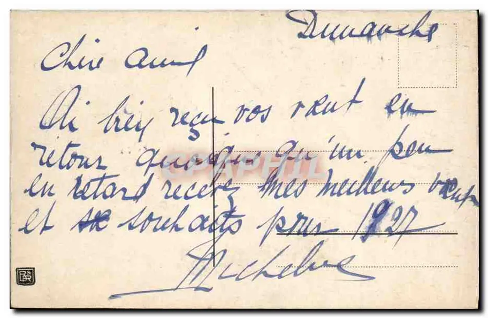 Esquiar — Niños nevados — Feliz Año — Michèlebe, Dumarches - Reverso
