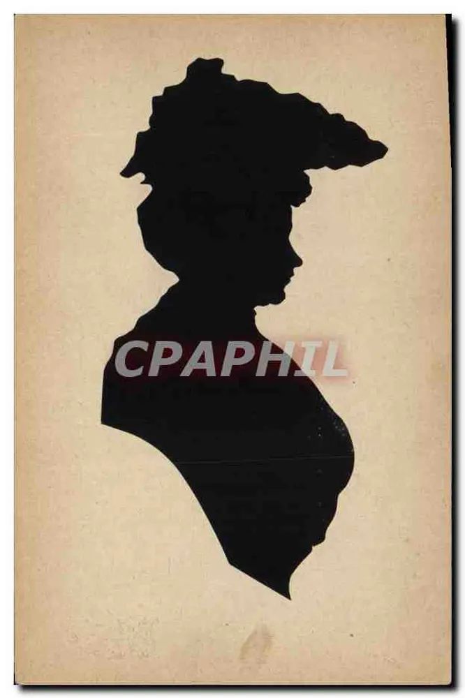 Silhouette einer Frau — Bust — Französische Republik - Vorderseite