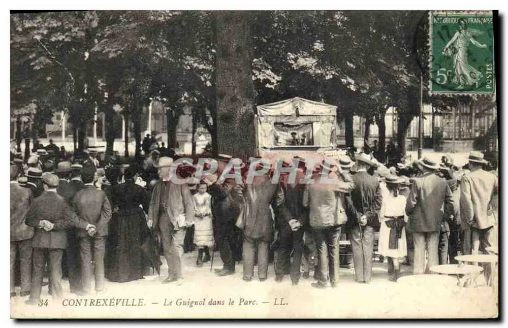 Contrexéville — Guignol im Park — LL. - Vorderseite
