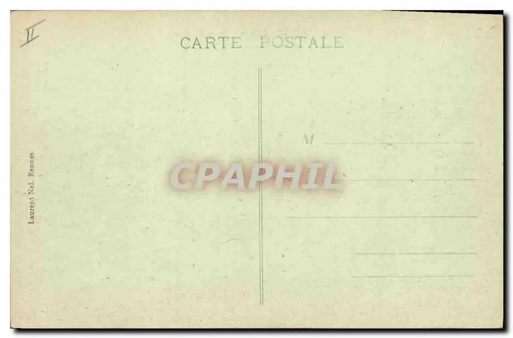 Carnac - Dolmen de Mané-Kérioned — n° 324 — editor Laurent Nol. Rennes - Verso