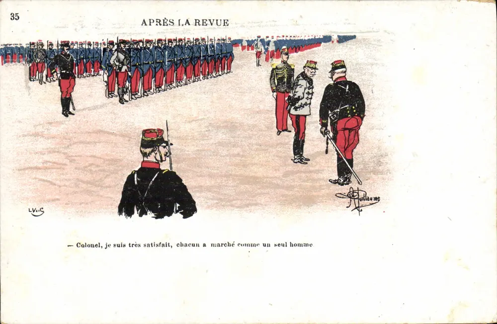 Depois da revista — Série 35 — L.V.C. e P. Poillaume - Frente