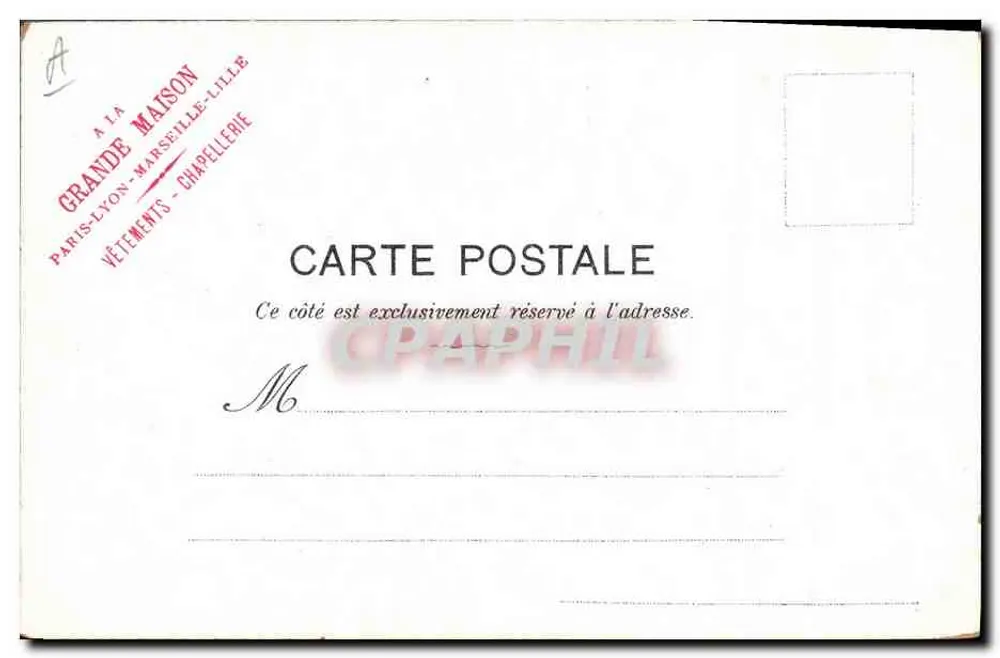Soldats en marche — A LA GRANDE MAISON — V. Guillaume, n°49 - Verso
