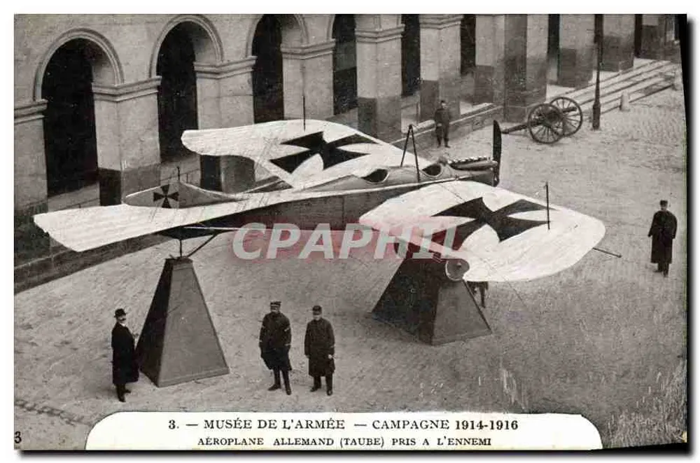 Deutscher Flieger (Taube) — Kampagne 1914-1916 — Musée de l'Armée - Vorderseite