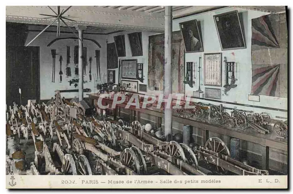 Paris — Militärmuseum — Saal der Kleinen Modelle — E. L. D. - Vorderseite