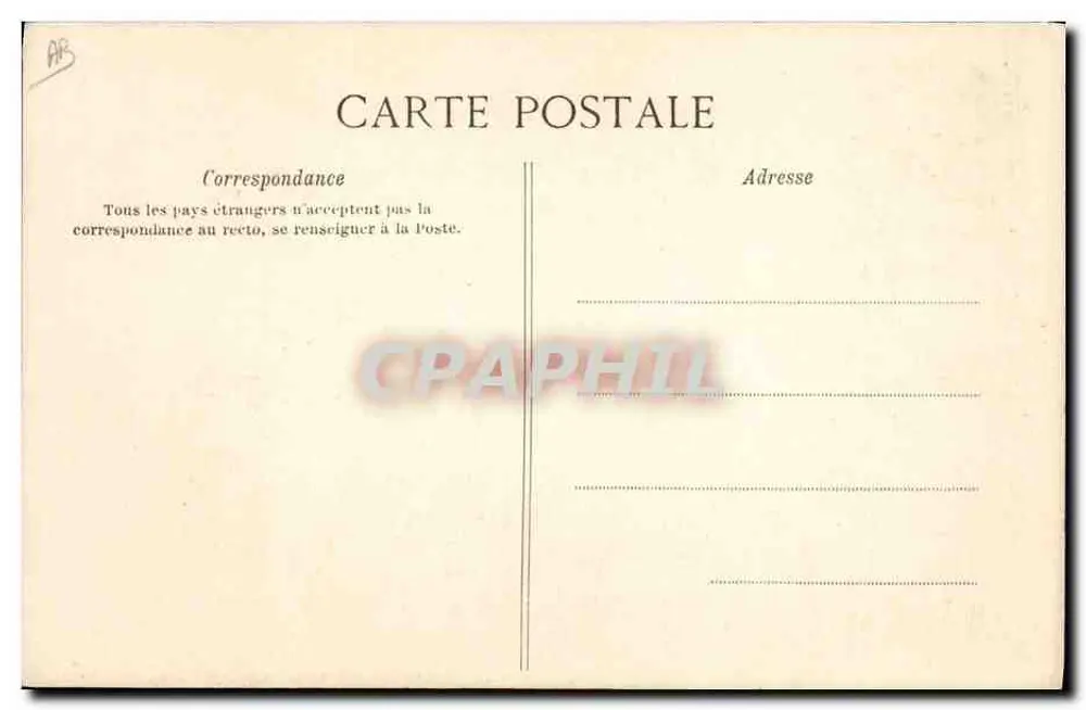 Estudos de Trajes - Minha primeira Bonnette — A Normandia — A C.P.A. n°4 - Verso