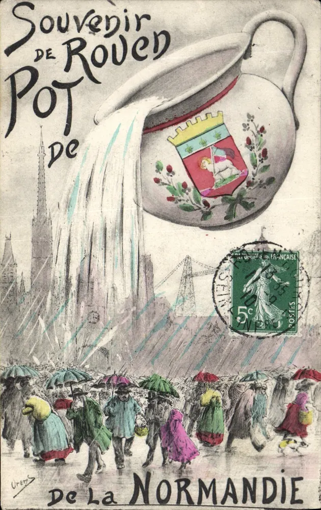 Souvenir de Pot de Rovenden — Rovenden, Normandie — editor não visível - Frente