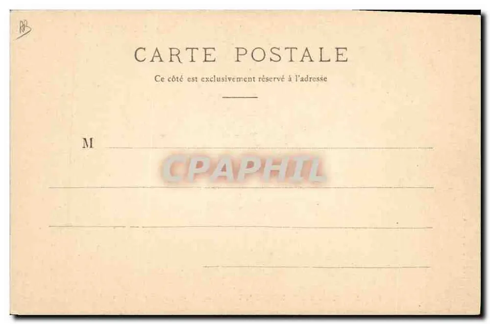 Antike Hochzeit in der Normandie — Der Admiral und mehrere Gäste — Antike Ansichtskarte Paris n°6 - Rückseite