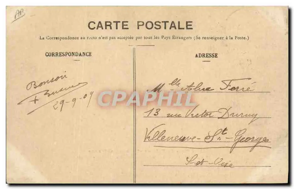 Die Jungen von Falaise und ihre Laternen — II — Sammlung P. Bunel, Fotograf-Verlag, in Vimoutiers (Orne) - Rückseite