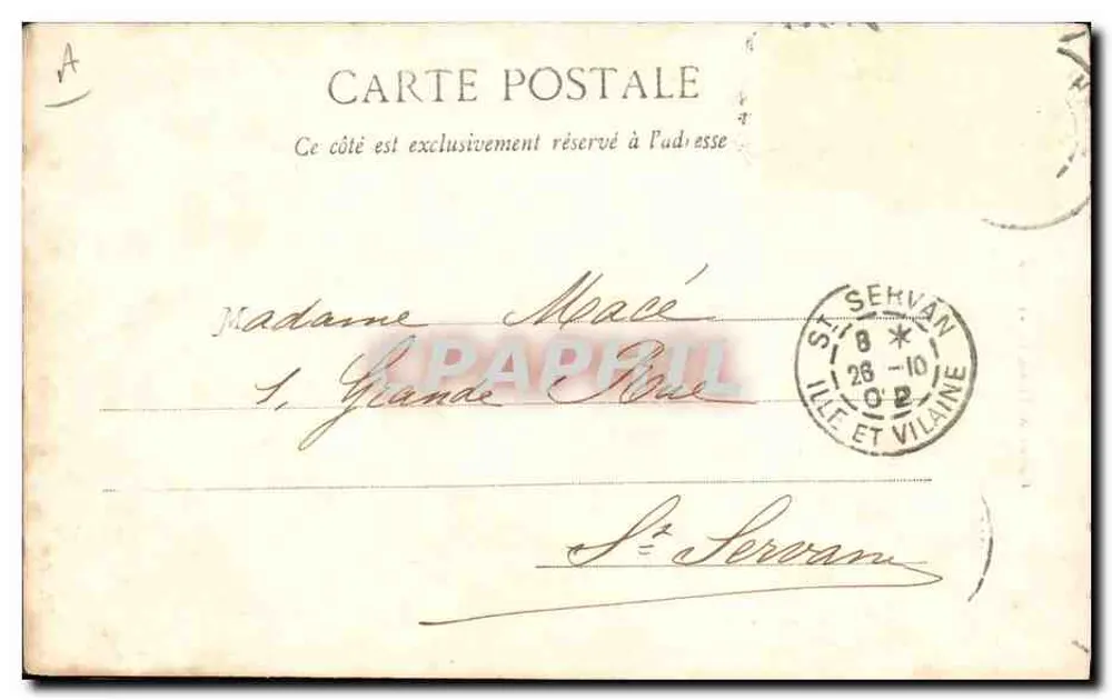 Traje normando — Thiberville, 1840 — Tapaché A. Bernard, Paris - Verso