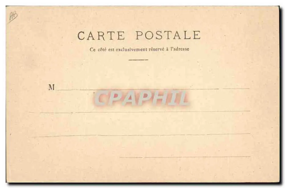 Alte normannische Hochzeit — Dorfpolizist und Gäste — Die C.P.A. Paris, Nr. 7 - Rückseite
