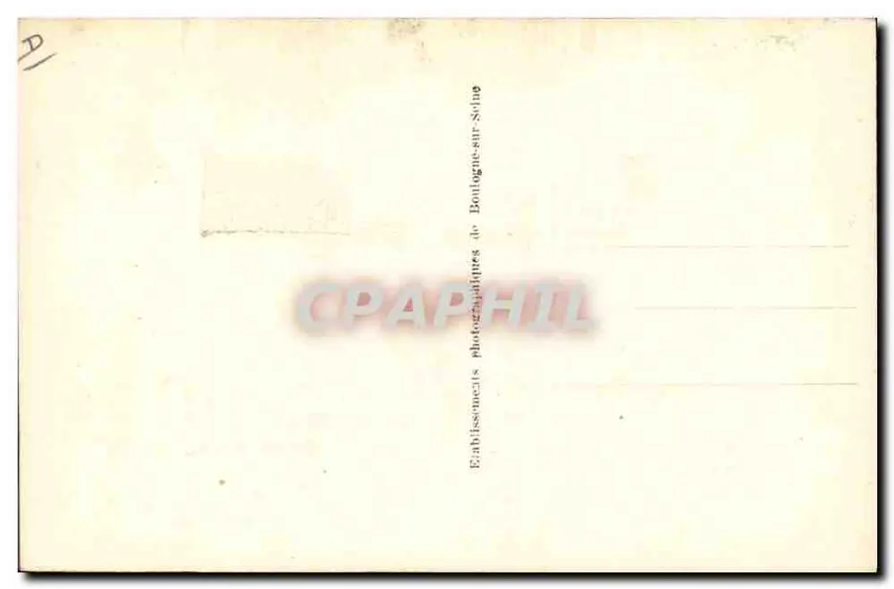 Dançarinos no Casino de Paris — H. Manuel Phot, Paris - Verso