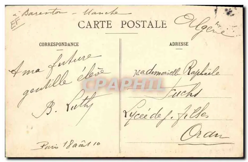 PARIS. - Der Guignol der Champs-Élysées — Szenen aus einem Theaterstück mit Publikum — Verlag: 'S. & C. de Paris' n°182 - Rückseite