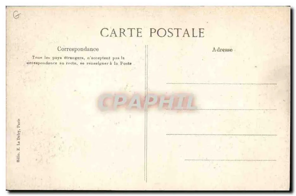Crédit Lyonnais, Paris — eine der Hauptgalerien — E. Le Deby, Paris - Rückseite