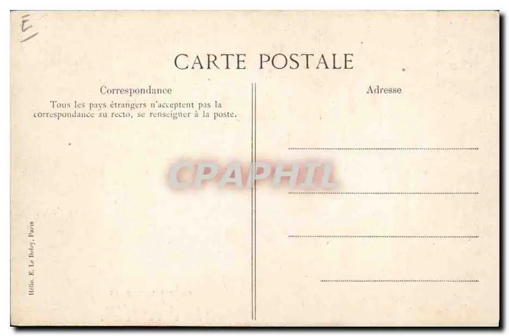 Titelkonservationsamt — Crédit Lyonnais, Paris — Abteilung Sicherheitskasse - Rückseite