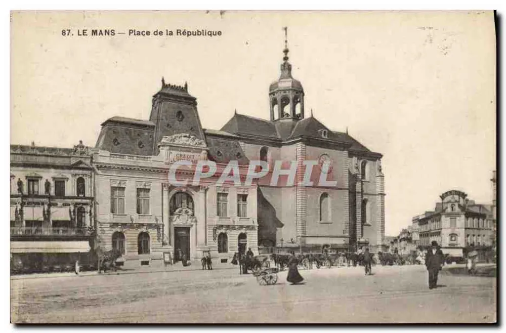 Le Mans — Place de la République — Grégoire & Cie - Vorderseite