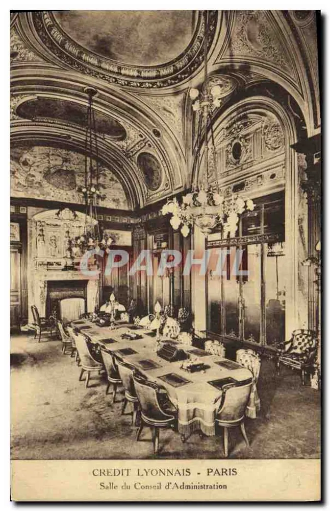 Crédit Lyonnais - Paris — Vorstandssaal — Gravot, Paris - Vorderseite