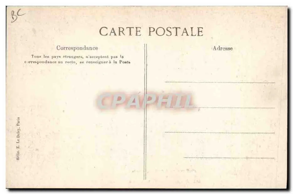Crédit Lyonnais, Paris — Eine der Hauptgalerien — E. Le Doly, Paris - Rückseite