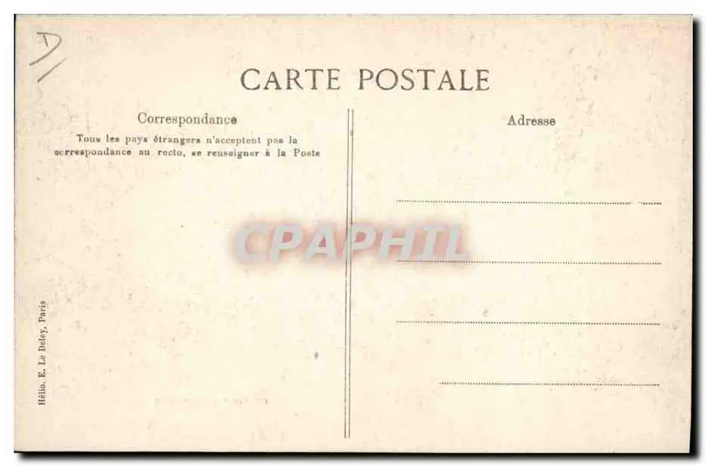 Konservationsbüro für Titel — Crédit Lyonnais — Paris - Rückseite