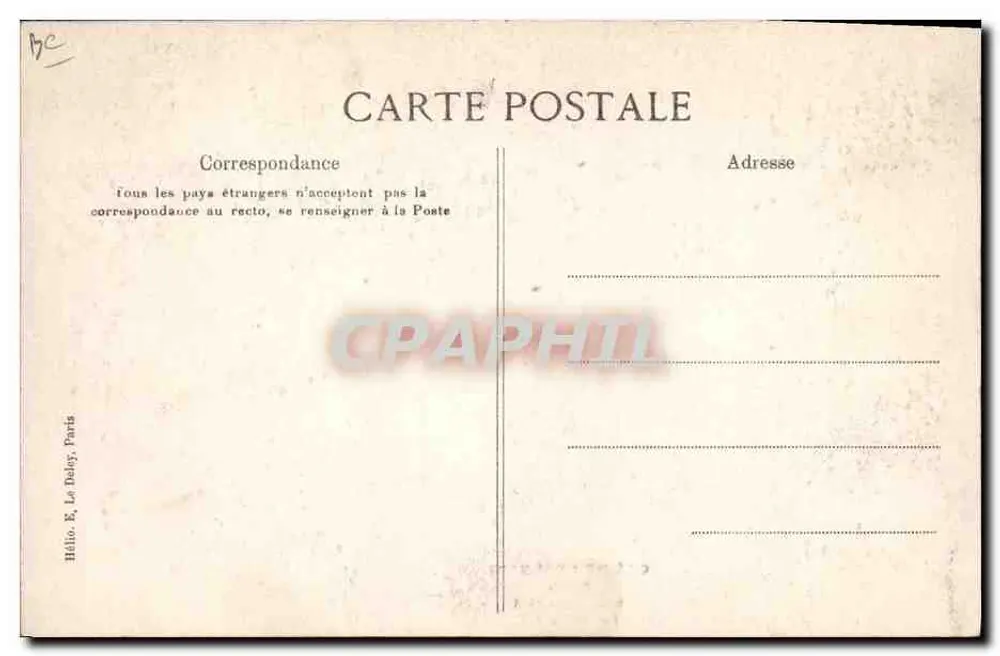 Hauptsaal des Crédit Lyonnais — Paris — Verlag E. Le Dabey - Rückseite