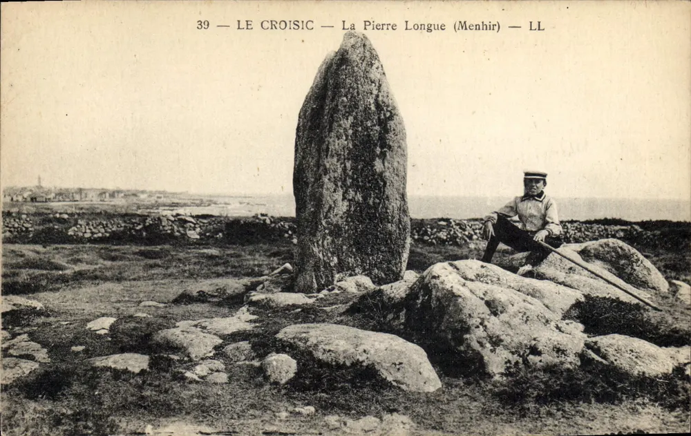 Le Croisic — La Pierre Longue (Menhir) — LL - Vorderseite
