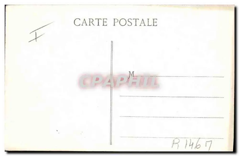 A Pierre aux Fées — dolmen — Editor: Léon Sarrigeon & Cie, n° 216 - Verso