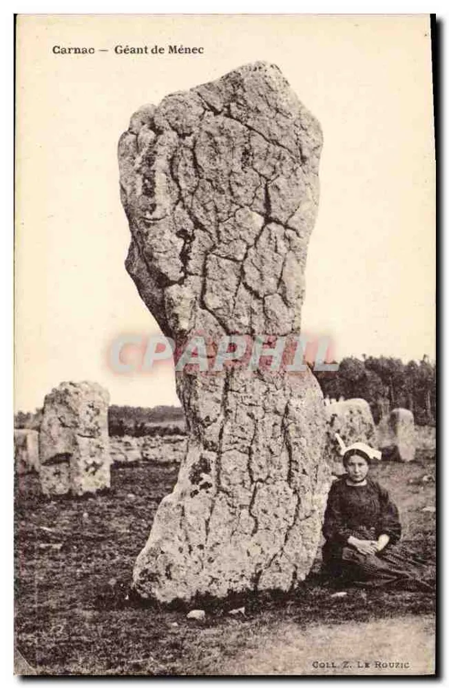 Carnac — Grote van Ménech — Goll Z. Le Rouzic - Voorkant