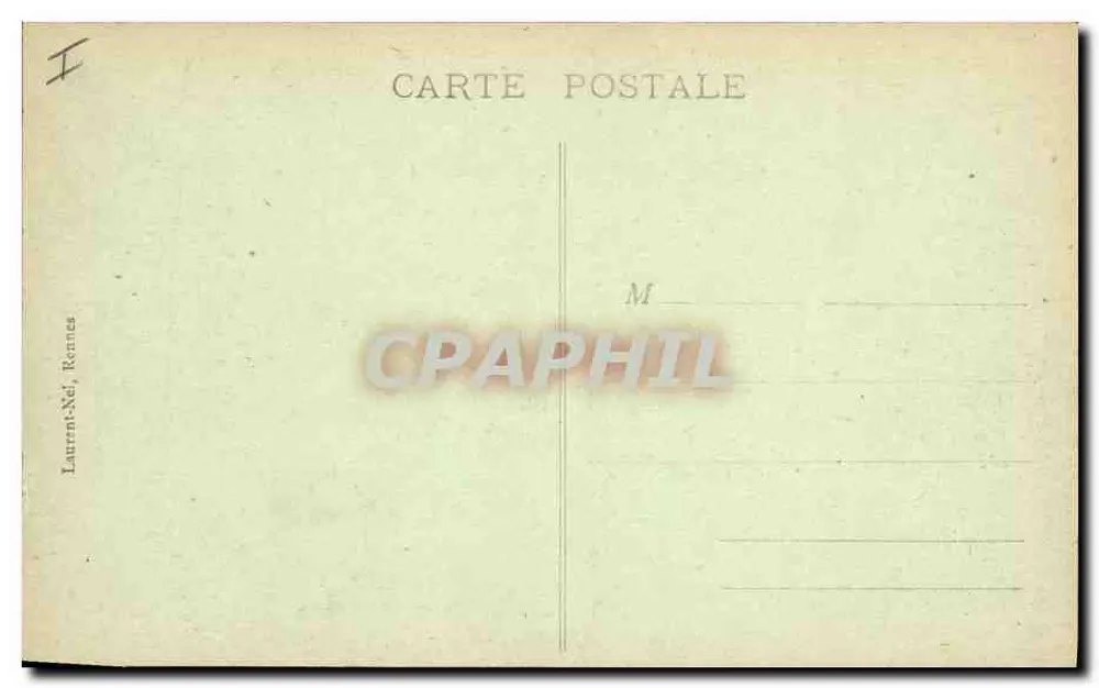 PLOUHARNEL - El Mané Remor — editor Laurent-Nel, Rennes, n° 2172 - Reverso