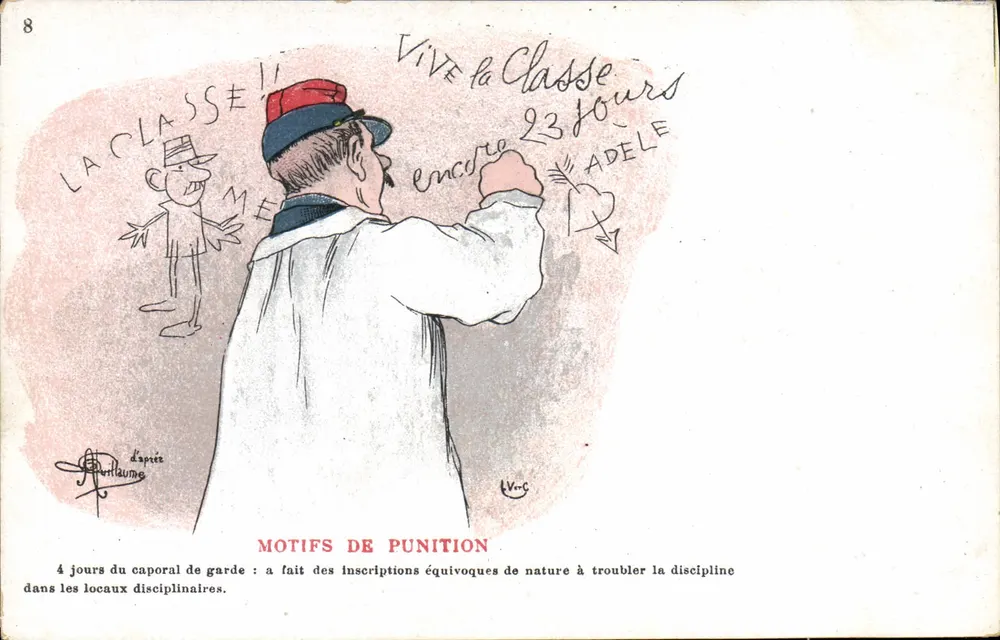 Capitão de guarda — Motivos de punição — d'après Perlaume, n°8 - Frente