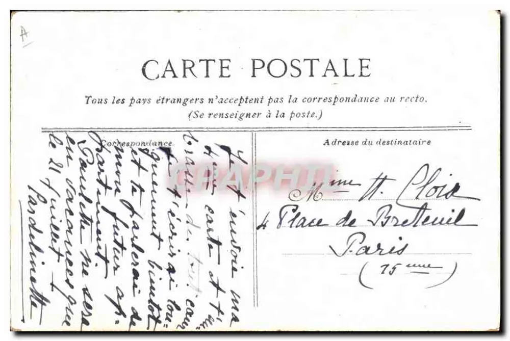 Soldados no relatório — caricatura satírica — Brémont Fils, Aix-en-Provence - Verso