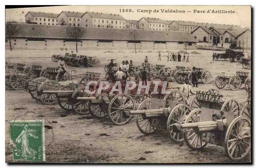 Camp Valdahon — Artilleriepark — Verlag: La Prête, Besançon, n° 1488 - Vorderseite