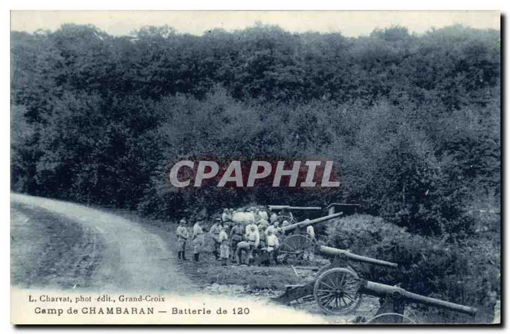 Lager von GHAMBARAN — 120-mm-Batterie — L. Charvat, Fotoverlag, Grand-Croix - Vorderseite