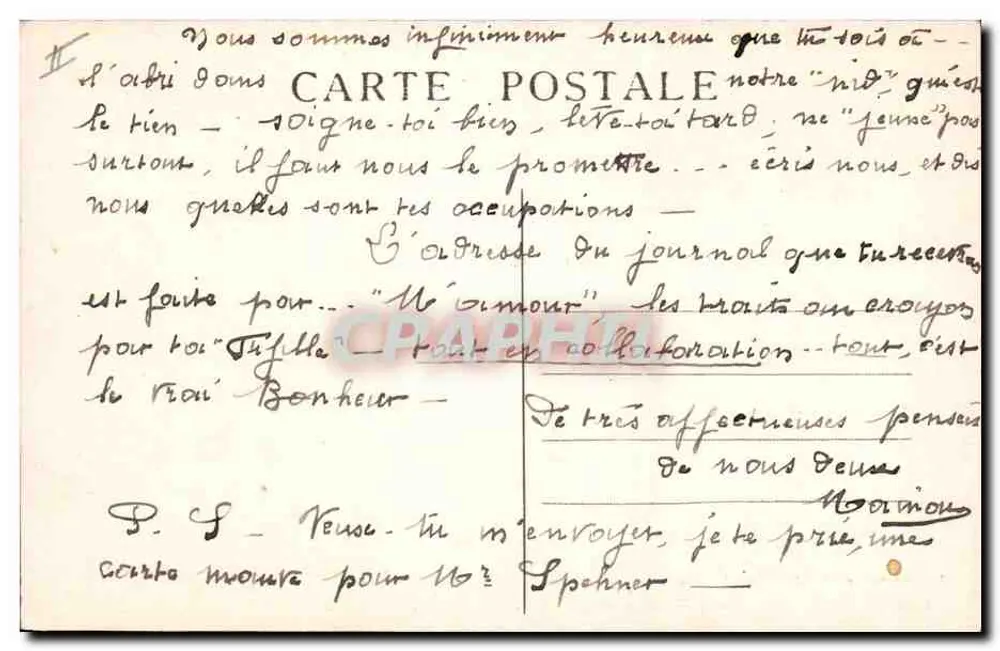 Lager von GHAMBARAN — 120-mm-Batterie — L. Charvat, Fotoverlag, Grand-Croix - Rückseite