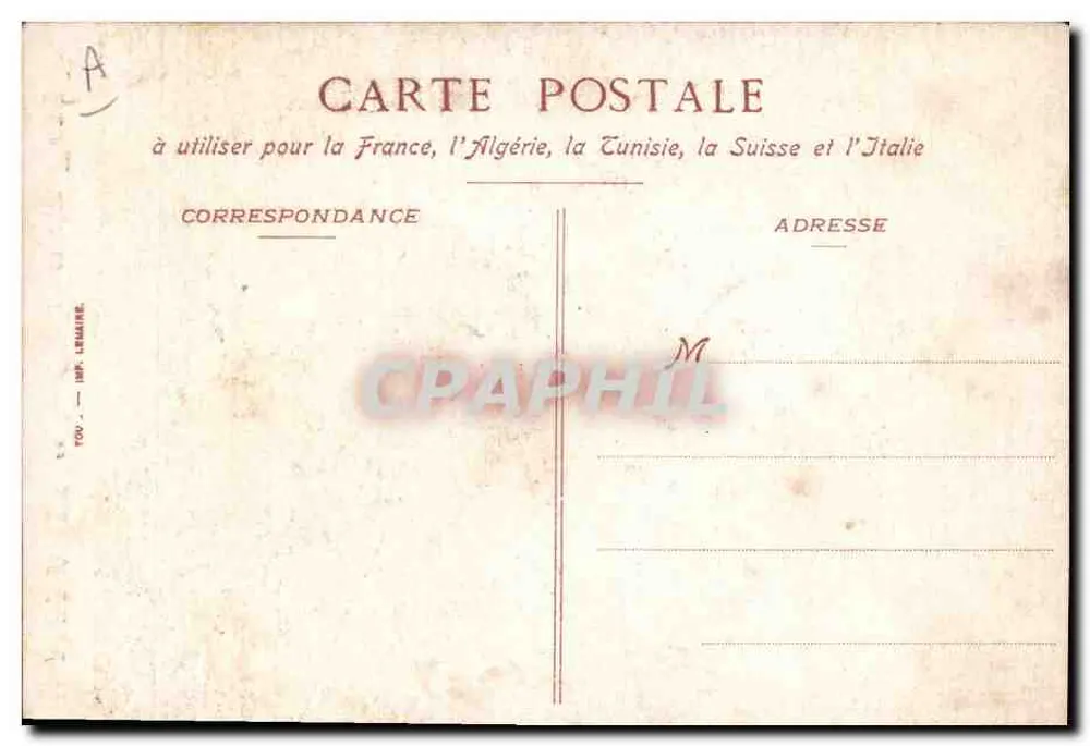 Mondrel "le Clairon du Peuple" — retrato militar — editor impr. Lemaire, n° 35 - Verso