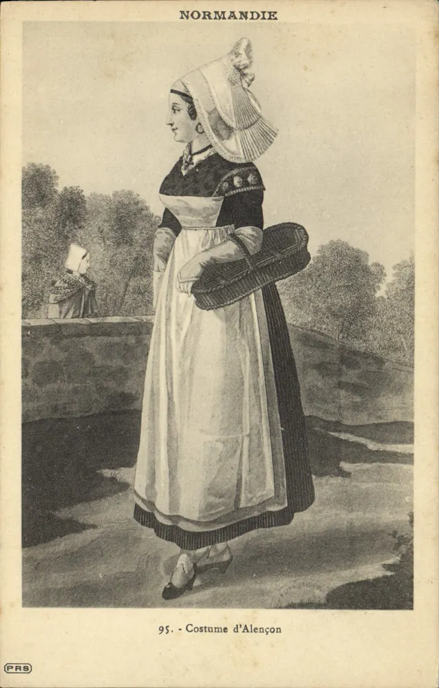 Normandia — Traje de Alençon — PRS - Frente