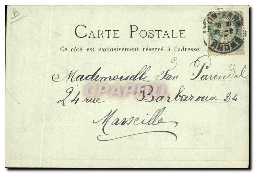 O Deslocamento — Guignol de Lyon — L.M. n°867 - Verso