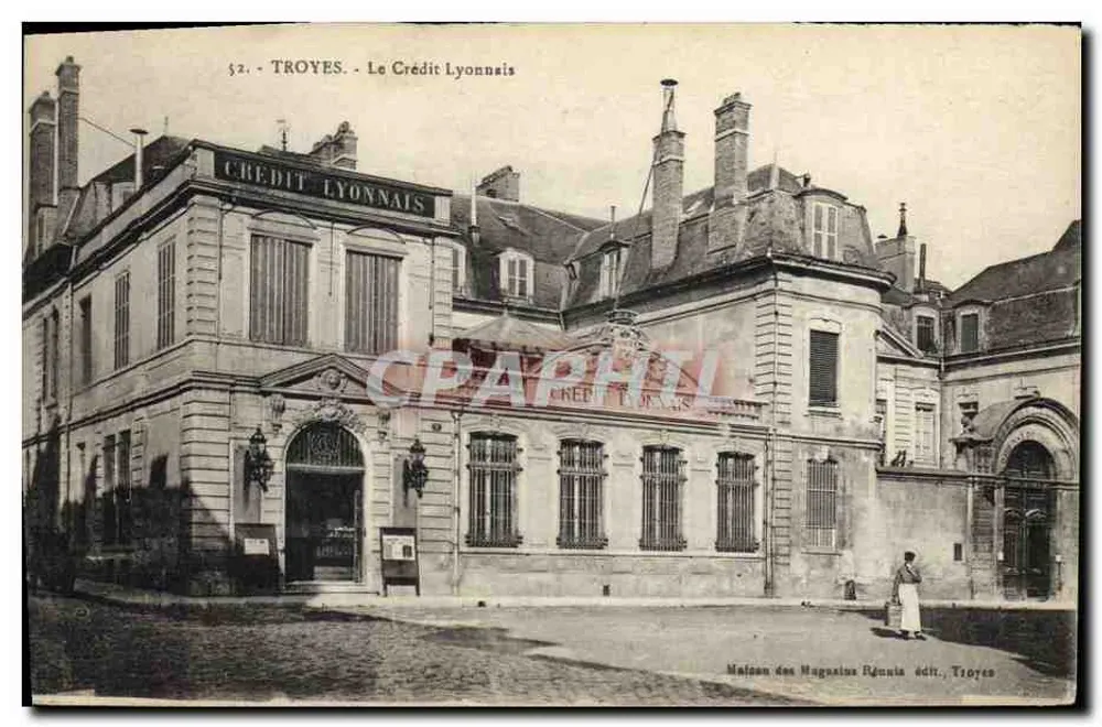 Troyes - O Crédito de Lyon — Casa dos Magnanis Reunidos, edição Troyes, n°52 - Frente