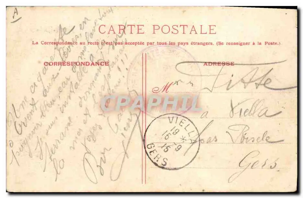 Bank Smiths — Monte-Carlo — G. M. & C. M. 8669 - Verso