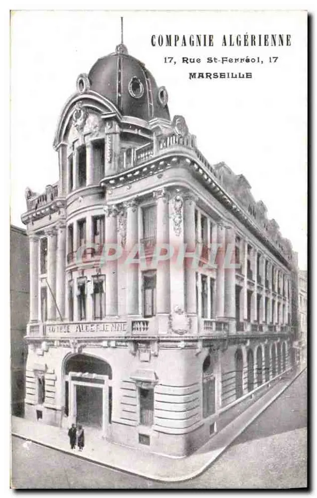 Hôtel Algérienne — Compagnie Algérienne, 17 Rue St-Ferréol, Marseille - Vorderseite